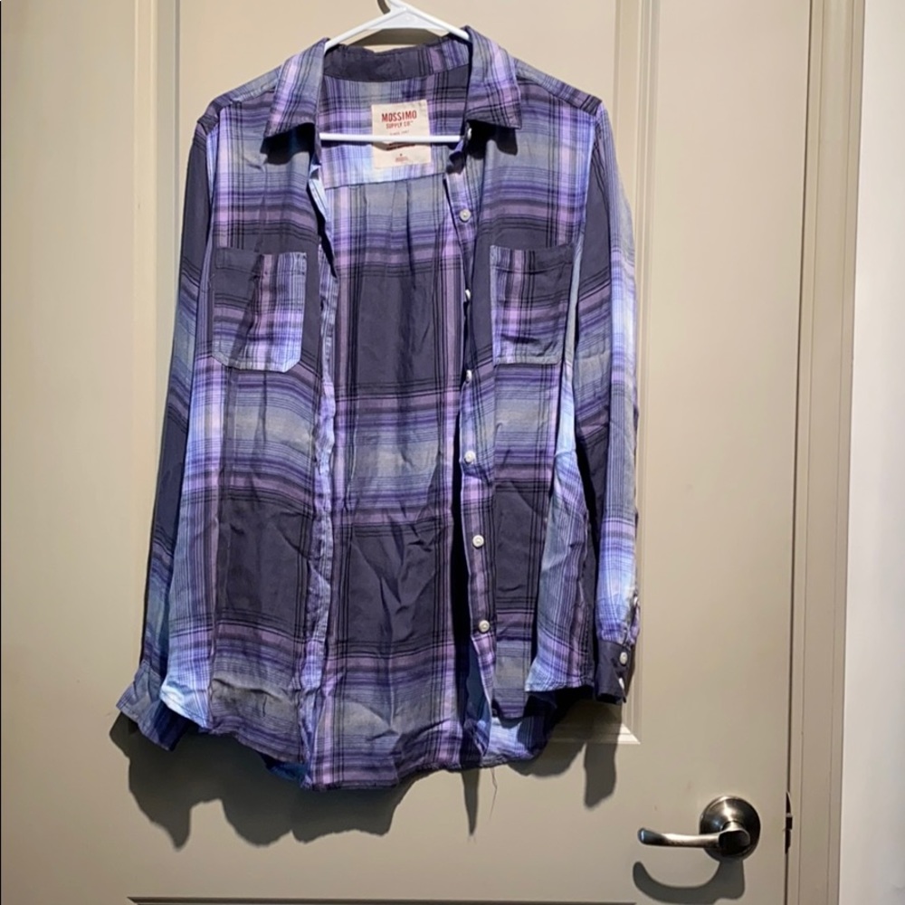 Mossimo purple flannel